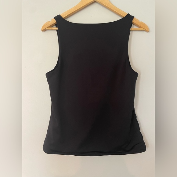 💎3/$15 Reitmans Black tank/blouse size XL - Picture 3 of 5